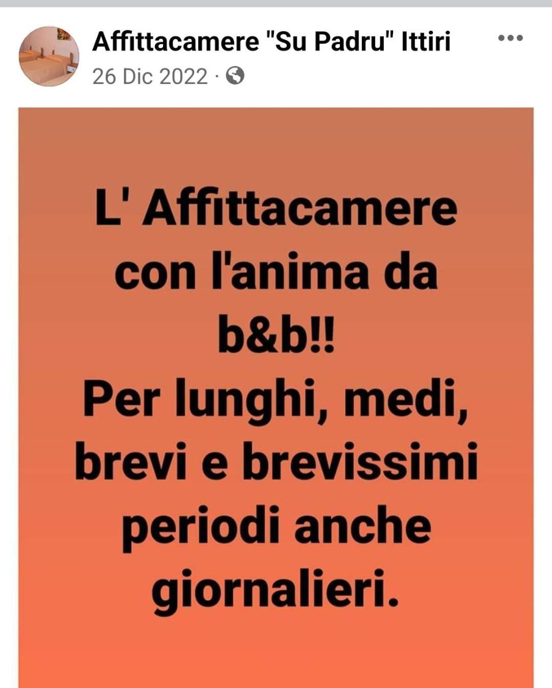 Affittacamere Su Padru Ittiri Rum bild